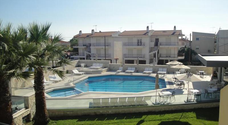 Aristotelis Hotel Fúrka Kültér fotó